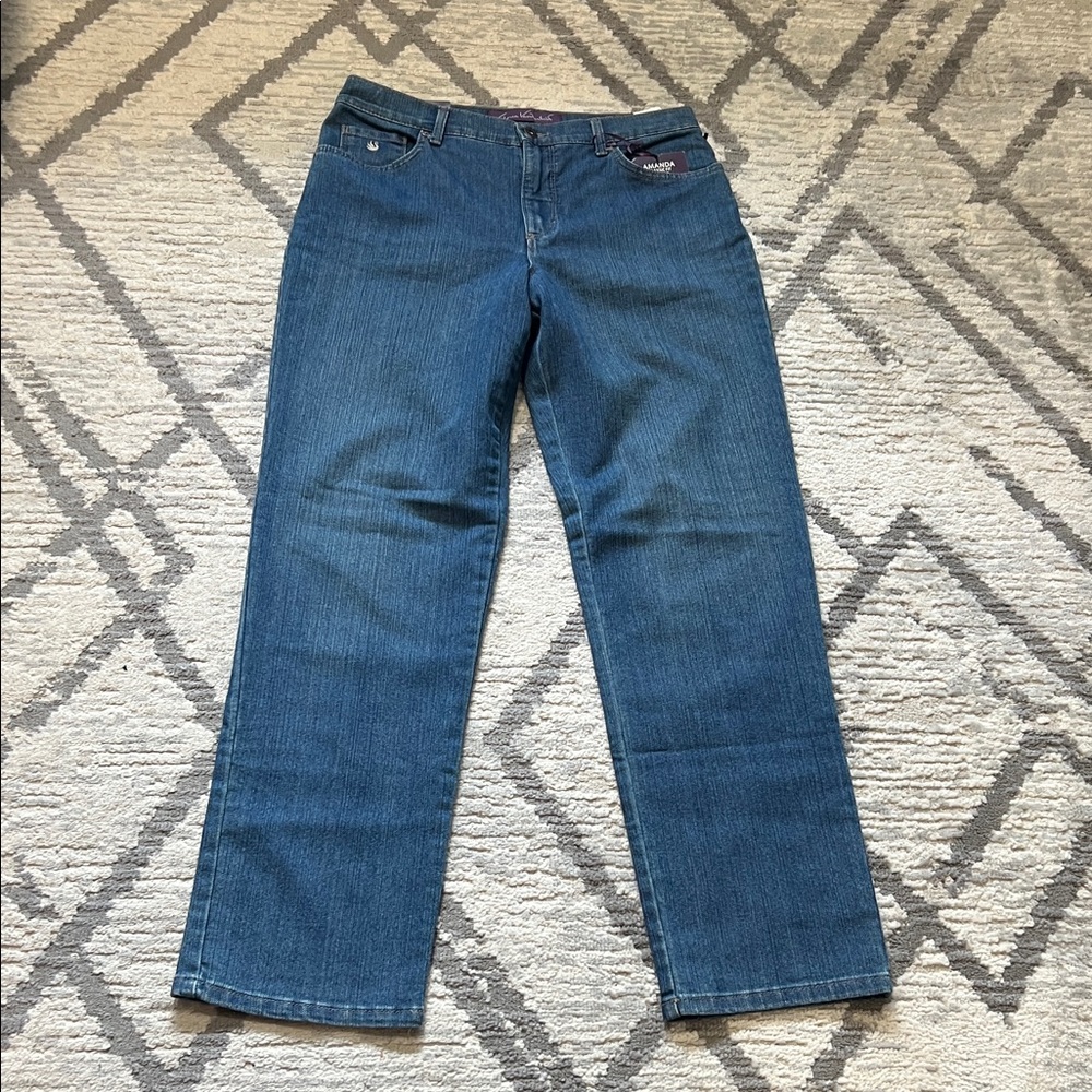 Gloria Vanderbilt Women's Dark Blue Jean Size 10